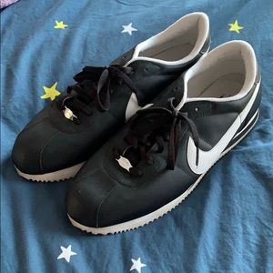 Black and White Nike Sneakers
